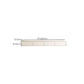 White Contemporary TV Console Floating Faux Wood Media Console