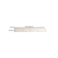 White Contemporary TV Console Floating Faux Wood Media Console