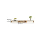 Wall Mounted TV Console Contemporary White Stone Media Console Clearhalo 'furn' 'furn_tv_stands_entertainment_centers' 'Furniture' 'Living Room Furniture' 'TV Stands & Entertainment Centers' 'TV Stands & Media Storage Furniture' 'tv_stands_entertainment_centers' 7046697