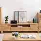 Rubber Wood Media Console Modern 2 Doors TV Console with Splayed Wooden Legs Clearhalo 'furn' 'furn_tv_stands_entertainment_centers' 'Furniture' 'Living Room Furniture' 'TV Stands & Entertainment Centers' 'TV Stands & Media Storage Furniture' 'tv_stands_entertainment_centers' 7046703