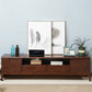 Rubber Wood Media Console Modern 2 Doors TV Console with Splayed Wooden Legs Clearhalo 'furn' 'furn_tv_stands_entertainment_centers' 'Furniture' 'Living Room Furniture' 'TV Stands & Entertainment Centers' 'TV Stands & Media Storage Furniture' 'tv_stands_entertainment_centers' 7046710