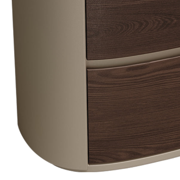 Contemporary Night Table Storage Accent Table Nightstand with 2 Drawers for Home Clearhalo 'Bedroom Furniture' 'furn' 'furn_night_stand' 'Furniture' 'night_stand' 'Nightstands' 7046814