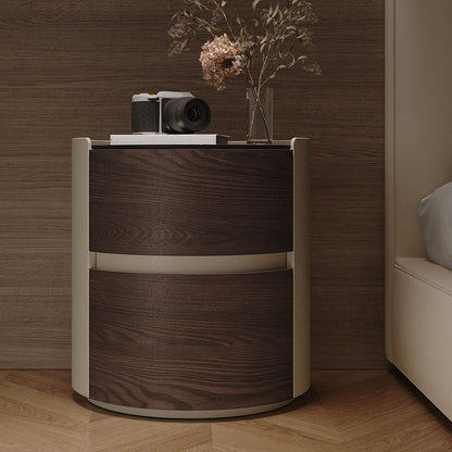 Modernism Night Table 2 Drawers Storage Bed Nightstand for Home 16"L x 16"W x 20"H 1 Piece Clearhalo 'Bedroom Furniture' 'furn' 'furn_night_stand' 'Furniture' 'night_stand' 'Nightstands' 7046821