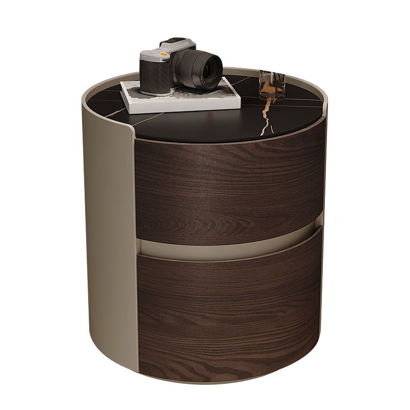 Modernism Night Table 2 Drawers Storage Bed Nightstand for Home Clearhalo 'Bedroom Furniture' 'furn' 'furn_night_stand' 'Furniture' 'night_stand' 'Nightstands' 7046825