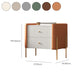 Table de nuit de stockage contemporain Polonais Table table de chevet de table avec 2 tiroirs