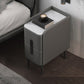 Drawers Included Nightstand Stone Bed Night Table for Bedroom 14"L x 16"W x 20"H Gray Black 1 Piece Clearhalo 'Bedroom Furniture' 'furn' 'furn_night_stand' 'Furniture' 'night_stand' 'Nightstands' 7046870