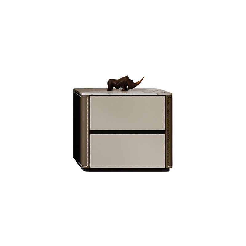 Modern Stone Lingerie Chest Vertical Storage Chest for Bedroom 20"L x 16"W x 18"H Grey Clearhalo 'Bedroom Furniture' 'Dressers & Chests' 'dressers_chests' 'furn' 'furn_dressers_chests' 'Furniture' 7046907