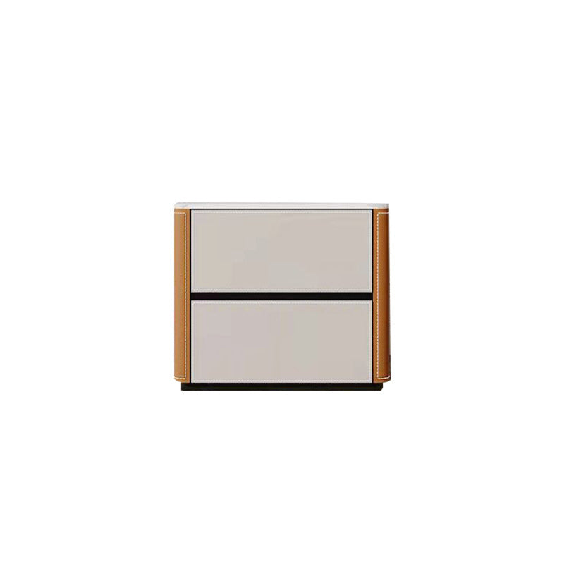 Modern Stone Lingerie Chest Vertical Storage Chest for Bedroom 20"L x 16"W x 18"H Orange Clearhalo 'Bedroom Furniture' 'Dressers & Chests' 'dressers_chests' 'furn' 'furn_dressers_chests' 'Furniture' 7046909