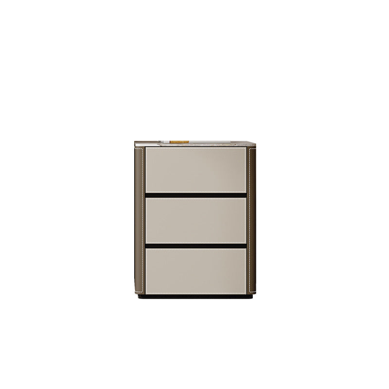 Modern Stone Lingerie Chest Vertical Storage Chest for Bedroom 20"L x 16"W x 26"H Grey Clearhalo 'Bedroom Furniture' 'Dressers & Chests' 'dressers_chests' 'furn' 'furn_dressers_chests' 'Furniture' 7046910