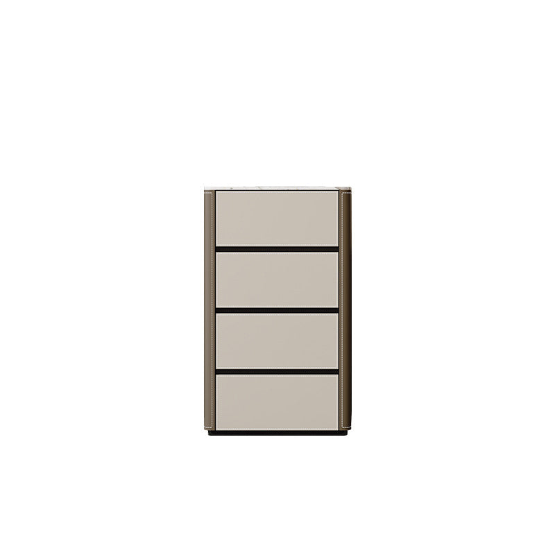 Modern Stone Lingerie Chest Vertical Storage Chest for Bedroom 20"L x 16"W x 33"H Grey Clearhalo 'Bedroom Furniture' 'Dressers & Chests' 'dressers_chests' 'furn' 'furn_dressers_chests' 'Furniture' 7046914