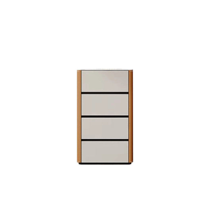 Modern Stone Lingerie Chest Vertical Storage Chest for Bedroom 20"L x 16"W x 33"H Orange Clearhalo 'Bedroom Furniture' 'Dressers & Chests' 'dressers_chests' 'furn' 'furn_dressers_chests' 'Furniture' 7046916