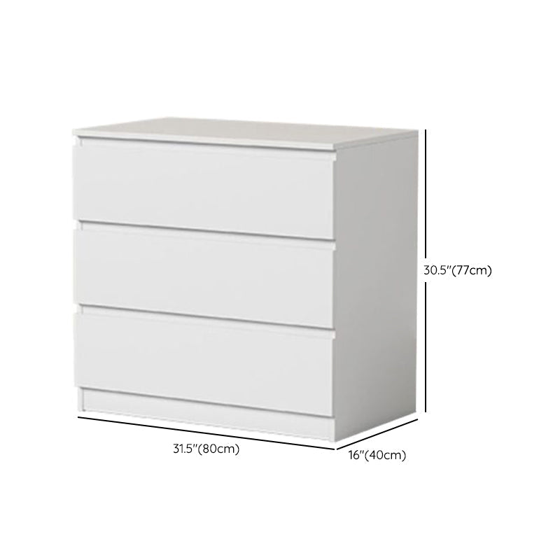 Commode de rangement contemporaine en bois manufacturé avec 3/4/5/6/8 tiroirs