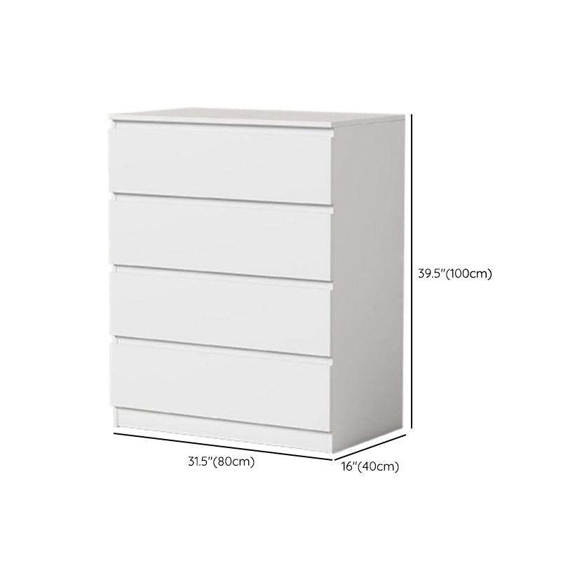 Commode de rangement contemporaine en bois manufacturé avec 3/4/5/6/8 tiroirs