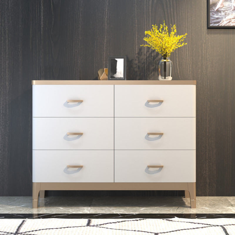 Classic Glam Solid Wood Lingerie Chest Vertical Storage Chest for Bedroom 47"L x 18"W x 35"H White Clearhalo 'Bedroom Furniture' 'Dressers & Chests' 'dressers_chests' 'furn' 'furn_dressers_chests' 'Furniture' 7047087