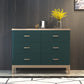 Classic Glam Solid Wood Lingerie Chest Vertical Storage Chest for Bedroom 47"L x 18"W x 35"H Green Clearhalo 'Bedroom Furniture' 'Dressers & Chests' 'dressers_chests' 'furn' 'furn_dressers_chests' 'Furniture' 7047090