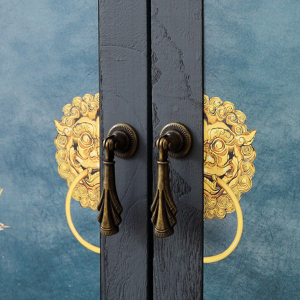 Nautische combo-dressoir massief houten opbergkist dressoir voor slaapkamer