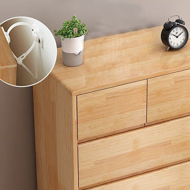 Ultra Modern Lingerie Chest Rubber Wood Storage Chest Dresser for Bedroom Clearhalo 'Bedroom Furniture' 'Dressers & Chests' 'dressers_chests' 'furn' 'furn_dressers_chests' 'Furniture' 7047145