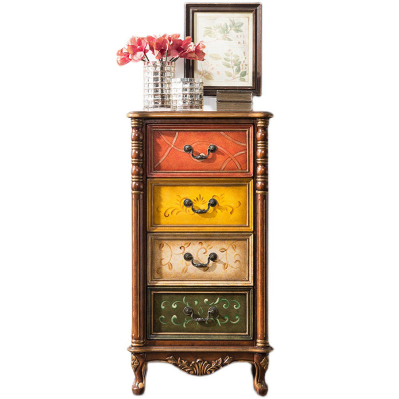 Traditional Storage Chest Solid Wood Dresser with 3/4/5 Drawers , 13.65 Inch Width Clearhalo 'Bedroom Furniture' 'Dressers & Chests' 'dressers_chests' 'furn' 'furn_dressers_chests' 'Furniture' 7047191
