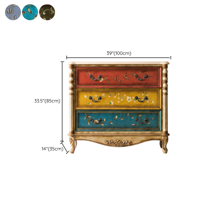 Traditional Storage Chest Solid Wood Dresser with 3/4/5 Drawers , 13.65 Inch Width Clearhalo 'Bedroom Furniture' 'Dressers & Chests' 'dressers_chests' 'furn' 'furn_dressers_chests' 'Furniture' 7047209