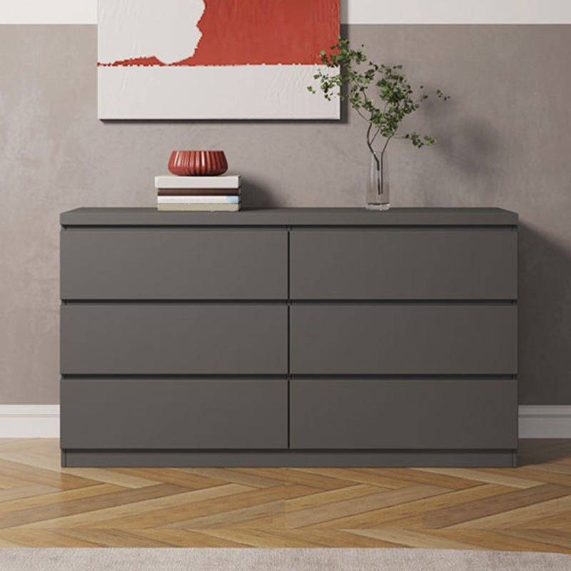 Horizontal Double Dresser Modernism Storage Dresser with 6 Dressers for Home