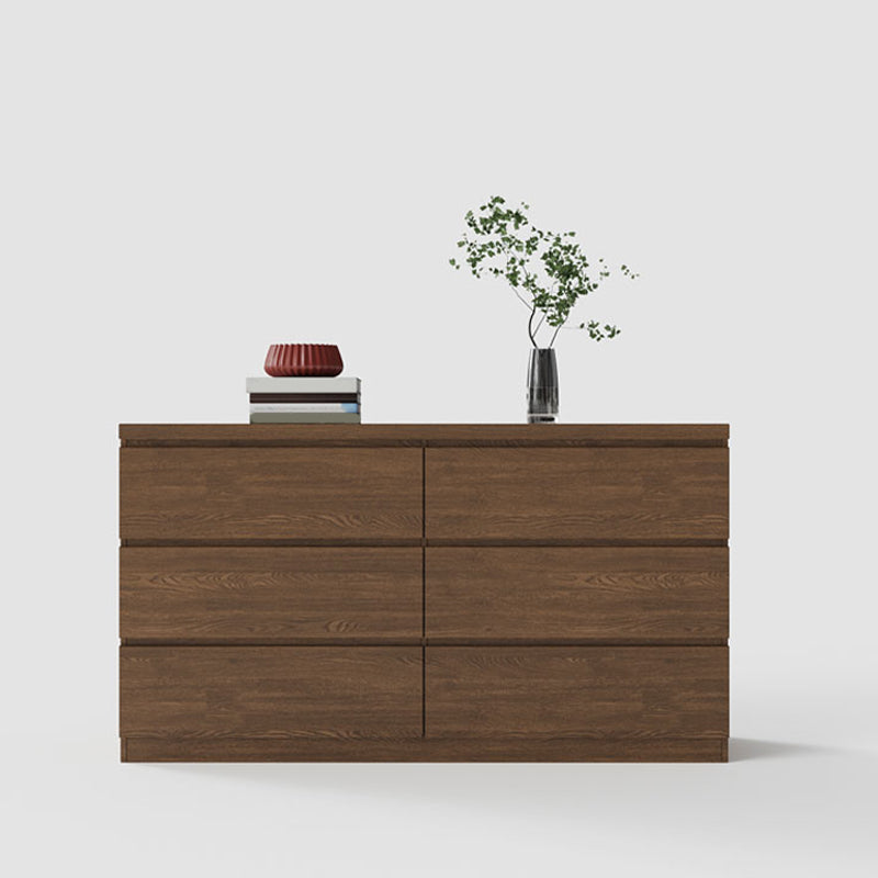 Horizontal Double Dresser Modernism Storage Dresser with 6 Dressers for Home