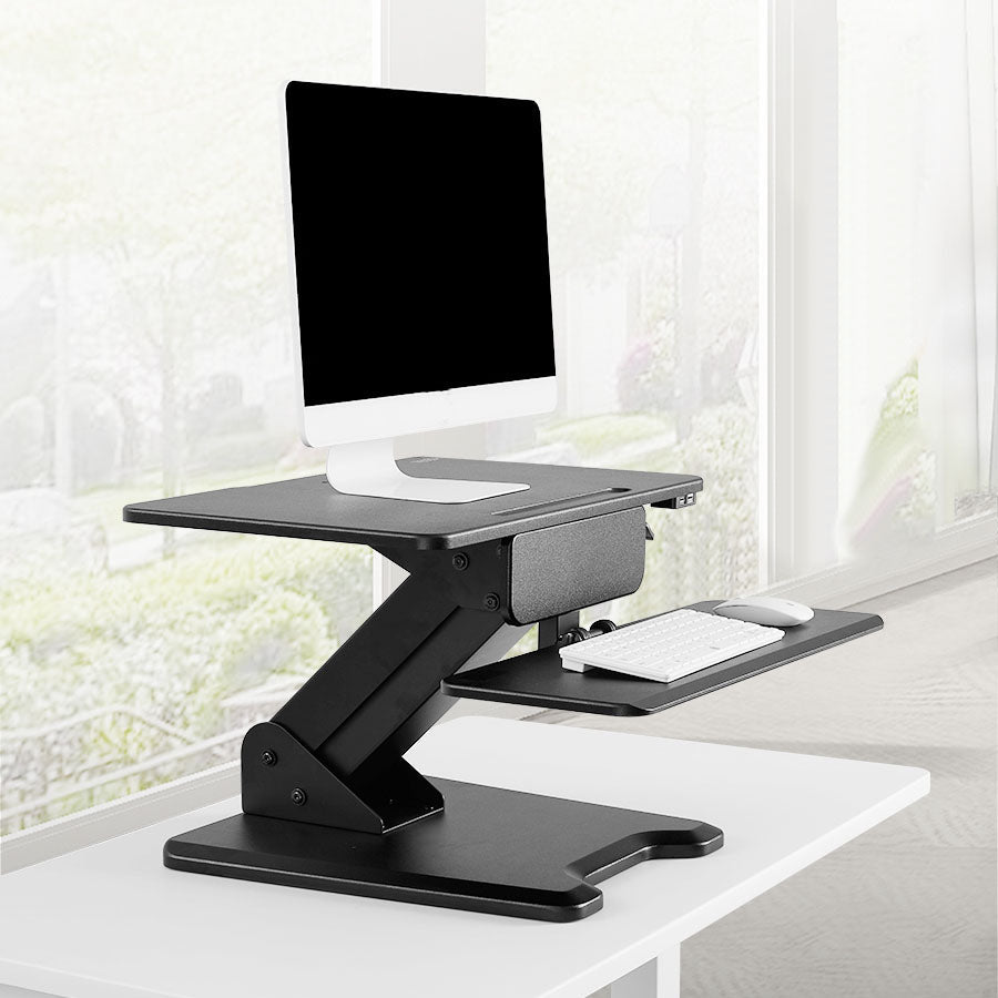 Rectangular Shaped Reversible Laptop Table Wood Writing Desk in White/Black Clearhalo 'furn' 'furn_office_desk' 'Furniture' 'Office Desks' 'Office Furniture' 'office_desk' 7047273