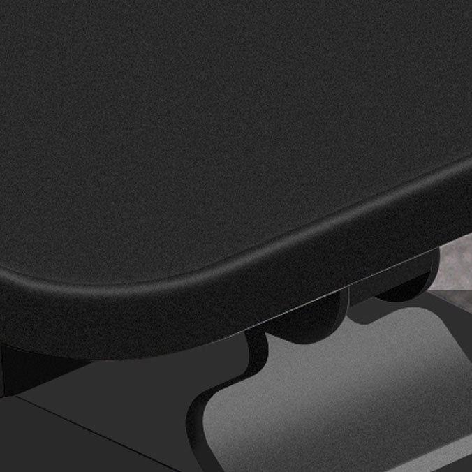 Rectangular Shaped Reversible Laptop Table Wood Writing Desk in White/Black Clearhalo 'furn' 'furn_office_desk' 'Furniture' 'Office Desks' 'Office Furniture' 'office_desk' 7047280