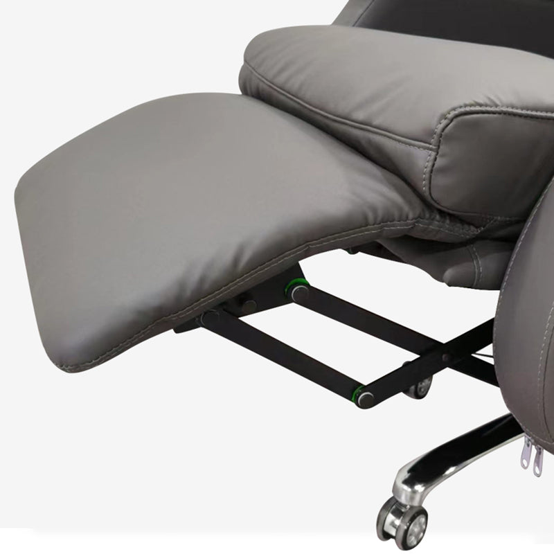 Modern Slide Bus bure stoel leer verstelbare stoelhoogte bureau stoel met wielen