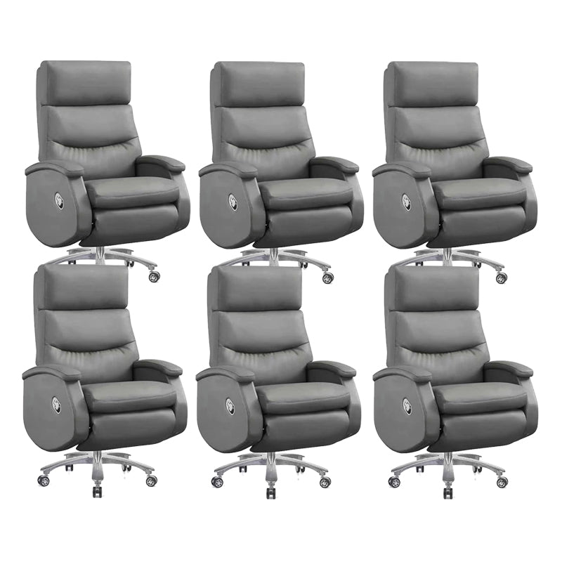 Modern Slide Bus bure stoel leer verstelbare stoelhoogte bureau stoel met wielen