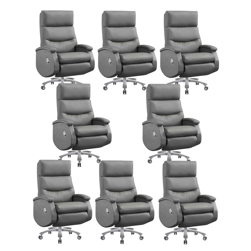 Modern Slide Bus bure stoel leer verstelbare stoelhoogte bureau stoel met wielen