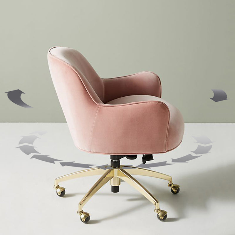 Chaise de bureau de glissement moderne chaise de hauteur de siège réglable sans bras avec roues