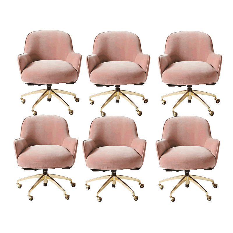 Chaise de bureau de glissement moderne chaise de hauteur de siège réglable sans bras avec roues