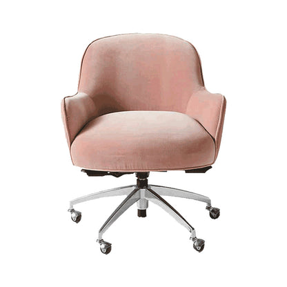 Chaise de bureau de glissement moderne chaise de hauteur de siège réglable sans bras avec roues