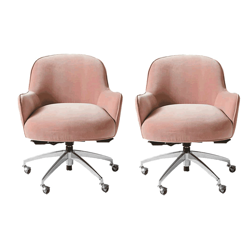 Chaise de bureau de glissement moderne chaise de hauteur de siège réglable sans bras avec roues