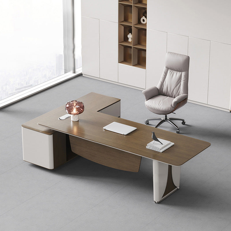 Silla de oficina moderna de la oficina deslizante de cuero sin brazo de cuero ajustable altura de altura con ruedas