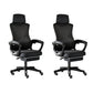 Modern Slide Office Chair Adjustable Seat Height Chair with Breathable Back Black 2 Piece Set Clearhalo 'furn' 'furn_office_chair' 'Furniture' 'Office Chairs' 'Office Furniture' 'office_chair' 7047487