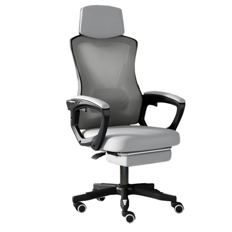 Modern Slide Office Chair Adjustable Seat Height Chair with Breathable Back Clearhalo 'furn' 'furn_office_chair' 'Furniture' 'Office Chairs' 'Office Furniture' 'office_chair' 7047491