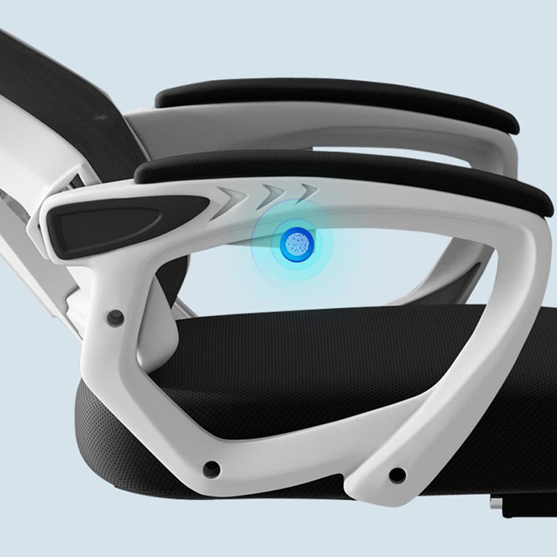 Modern Slide Office Chair Adjustable Seat Height Chair with Breathable Back Clearhalo 'furn' 'furn_office_chair' 'Furniture' 'Office Chairs' 'Office Furniture' 'office_chair' 7047494