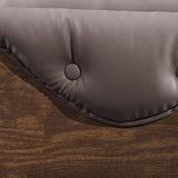 Silla de oficina moderna silla de cuero sin altura de asiento ajustable con ruedas con ruedas