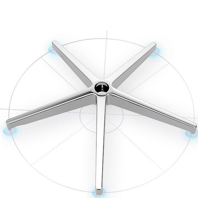 Sedia da ufficio a diapositiva moderna sedia da scrivania ad altezza del sedile regolabile a braccio con ruote