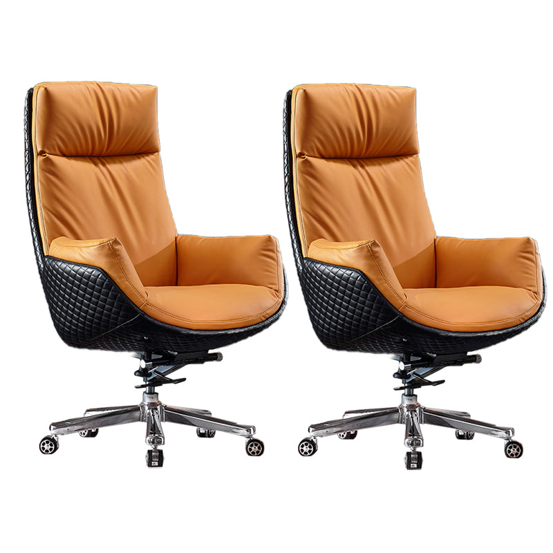 Sedia da ufficio a diapositiva moderna sedia da scrivania ad altezza del sedile regolabile a braccio con ruote