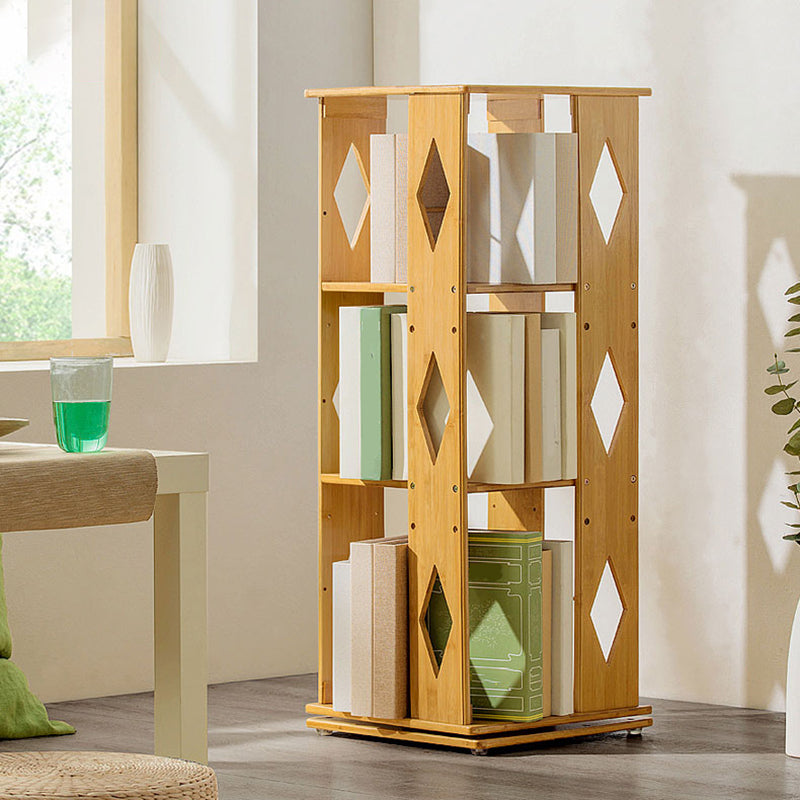 Libreria in legno ingegnerizzato per libreria verticale moderna per la sala da studio