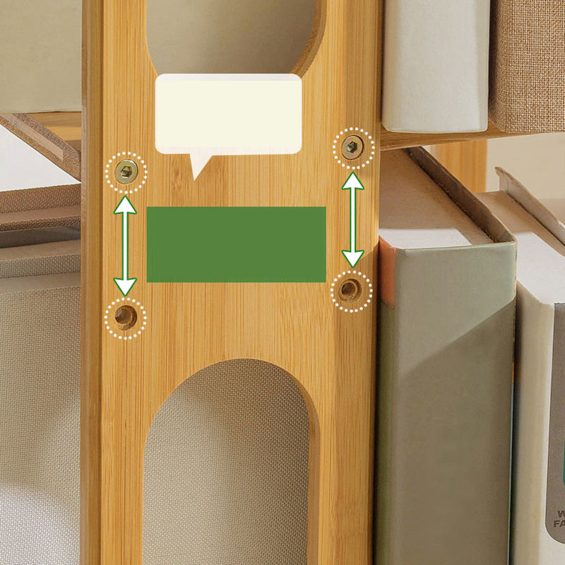 Libreria in legno ingegnerizzato per libreria verticale moderna per la sala da studio