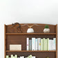 Closed Back Standard Bookshelf Engineered Wood Bookcase with Rectangular Shelves