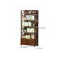 Closed Back Standard Bookshelf Engineered Wood Bookcase with Rectangular Shelves