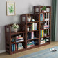 Modern Open Back Standard Bookshelf Wooden Bookcase with Shelves for Study Room Clearhalo 'Bookcases' 'furn' 'furn_bookcases' 'Furniture' 'Office Furniture' 7047684