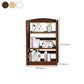 Modern Open Back Standard Bookshelf Wooden Bookcase with Shelves for Study Room Clearhalo 'Bookcases' 'furn' 'furn_bookcases' 'Furniture' 'Office Furniture' 7047702