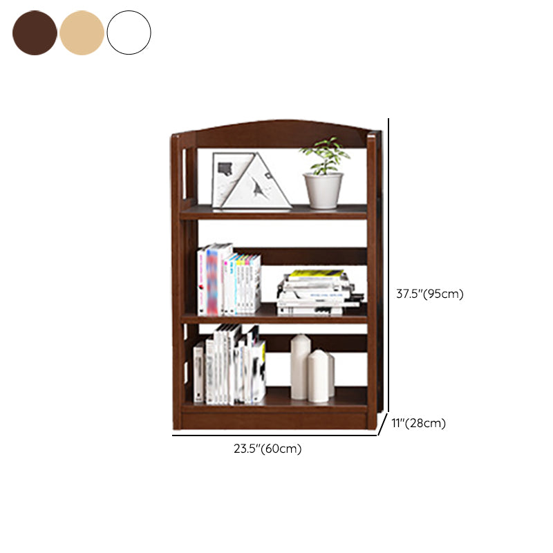 Modern Open Back Standard Bookshelf Wooden Bookcase with Shelves for Study Room Clearhalo 'Bookcases' 'furn' 'furn_bookcases' 'Furniture' 'Office Furniture' 7047702