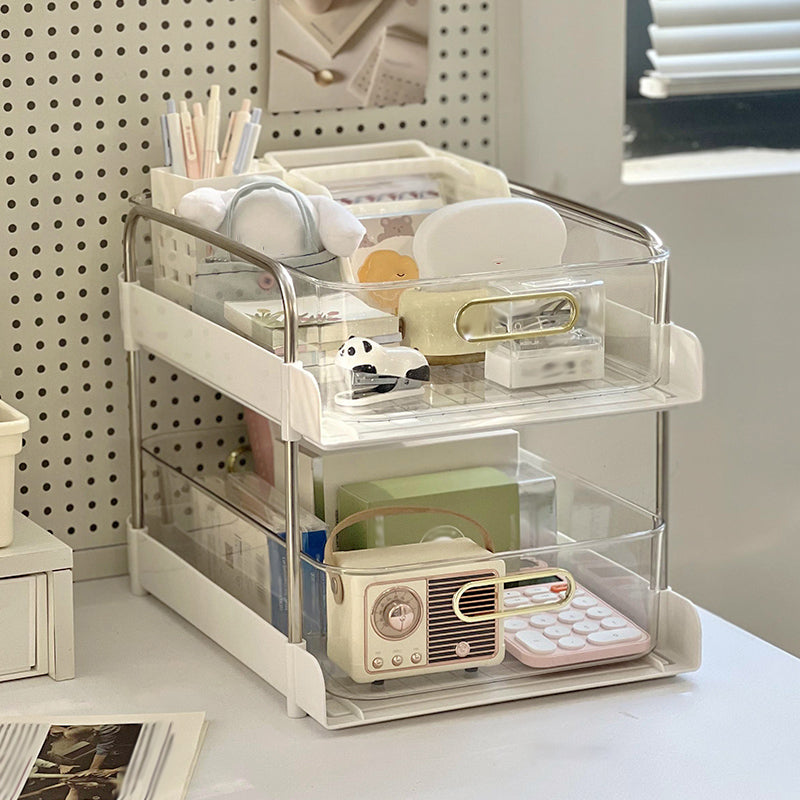 Modern Open Back Standard Bookshelf Plastic boekenkast voor studieruimte