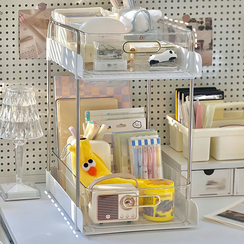 Modern Open Back Standard Bookshelf Plastic boekenkast voor studieruimte